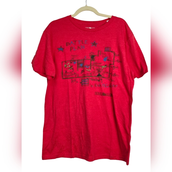Men's Home Alone movie t-shirt size Small Battle plan NWT - Picture 1 of 4